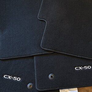 2025 Genuine OEM Mazda CX-50 Hybrid Carpet Floor Mats Black